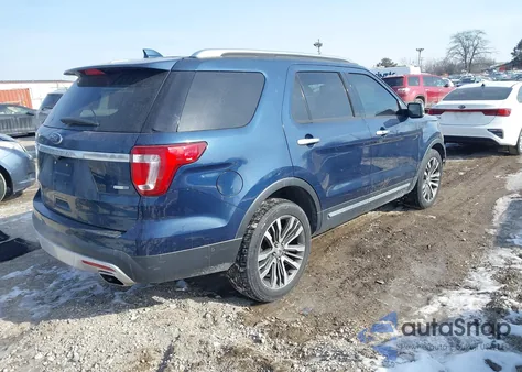 2017 Ford Explorer Platinum z USA, uszkodzony, nr VIN 1FM5K8HT0HGD37165